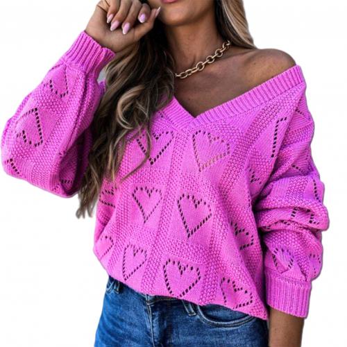 Heart Hollow Crochet Sweater