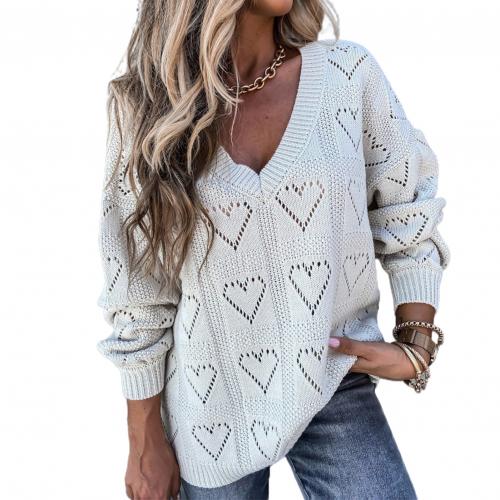 Heart Hollow Crochet Sweater