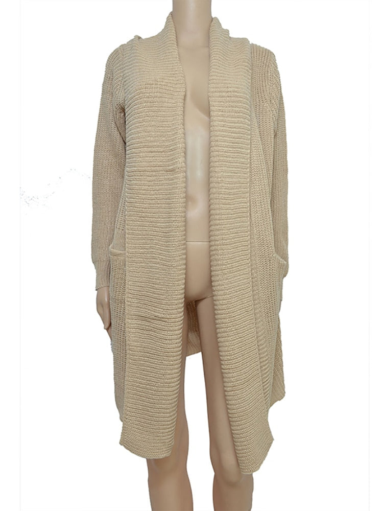 Bohemian Pockets Knitted Cardigan