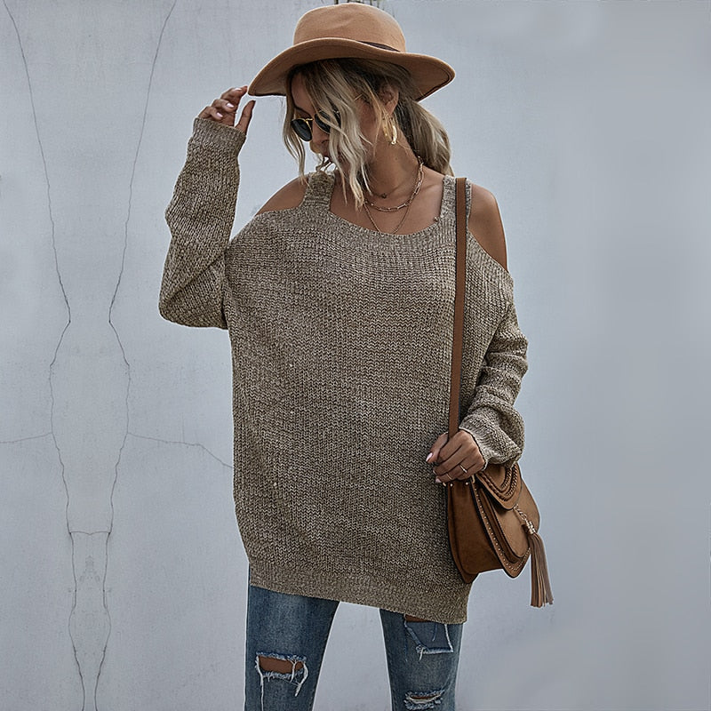 Loose knit pullover on sale sweater