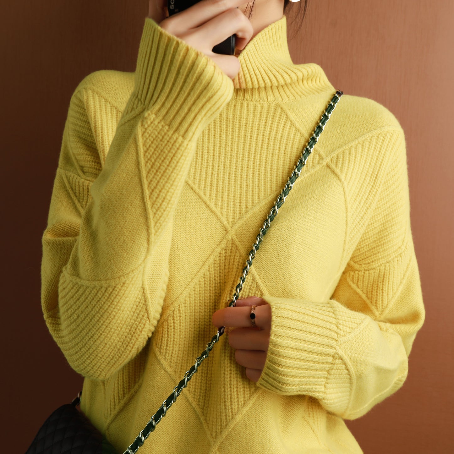 Cashmere Turtleneck Sweater