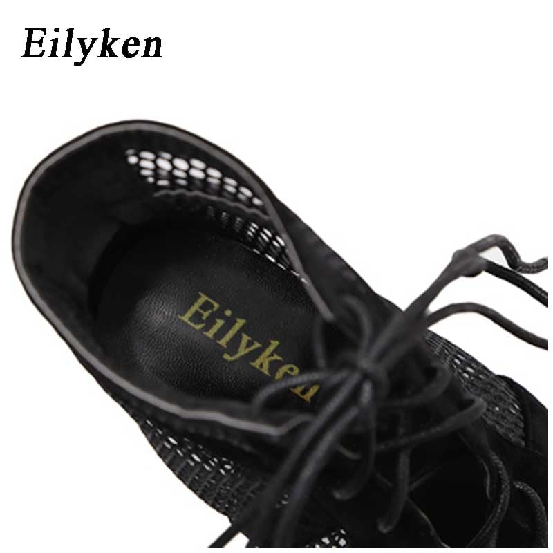 Eilyken Lace Up Cross-tied Booties