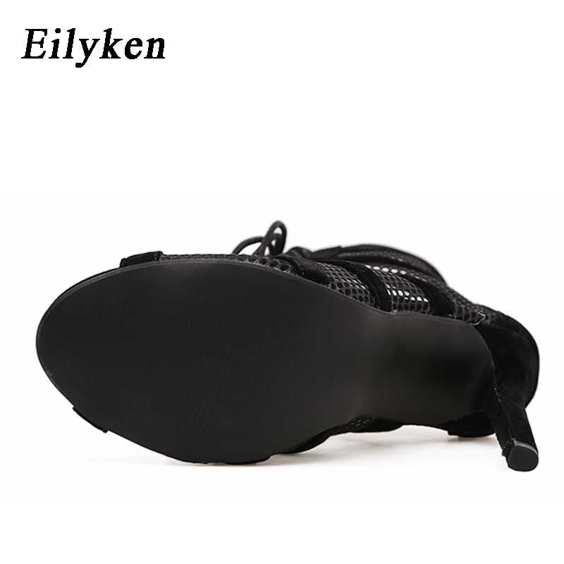 Eilyken Lace Up Cross-tied Booties