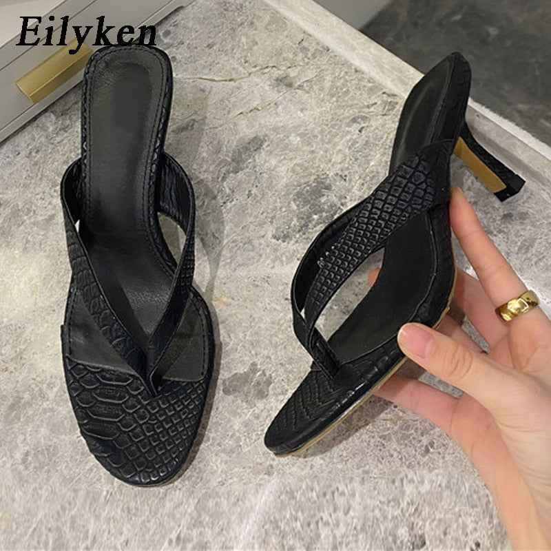 Eilyken Heeled Flip Flop Sandals